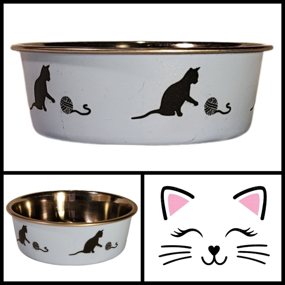 Stainless Steel Cat Feeding Bowl
